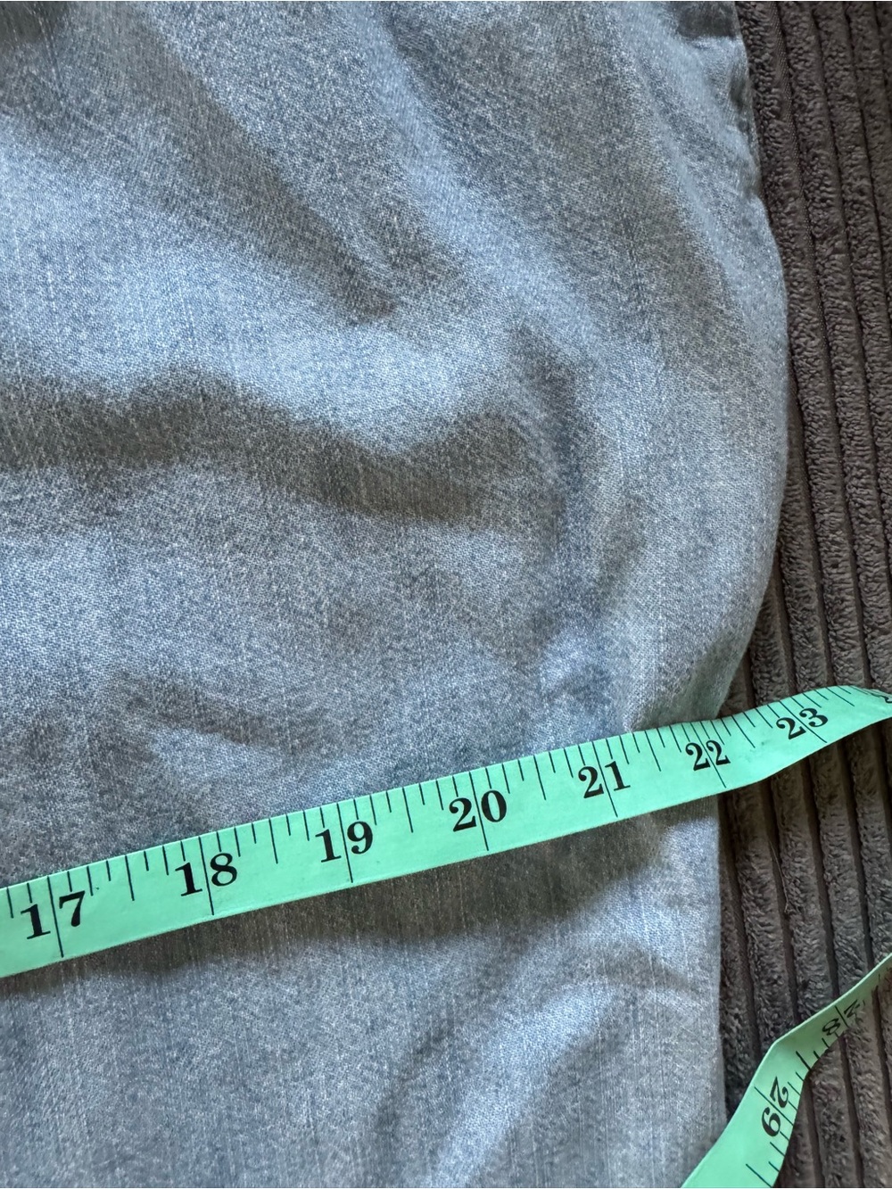 Old Navy Chambray Cotton XL Shirt Dress Coastal Button Front Denim Minimalist - Picture 3 of 5